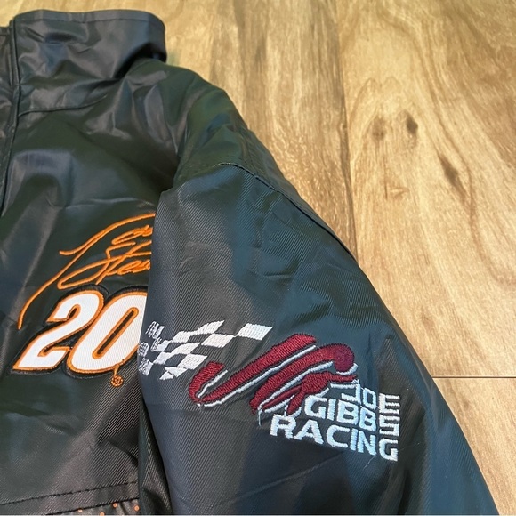 Chase Authentics NASCAR Home Depot Tony Stewart Faux Leather Jacket Mens Large - Picture 4 of 16